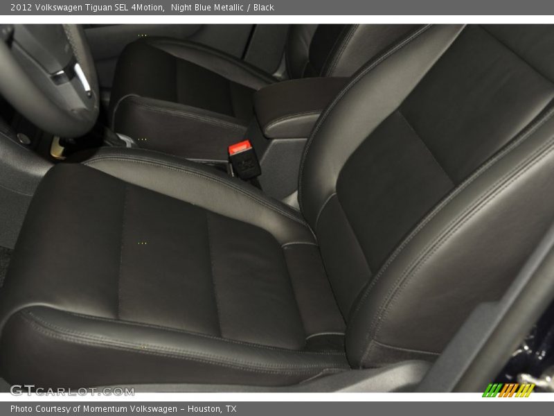 Night Blue Metallic / Black 2012 Volkswagen Tiguan SEL 4Motion