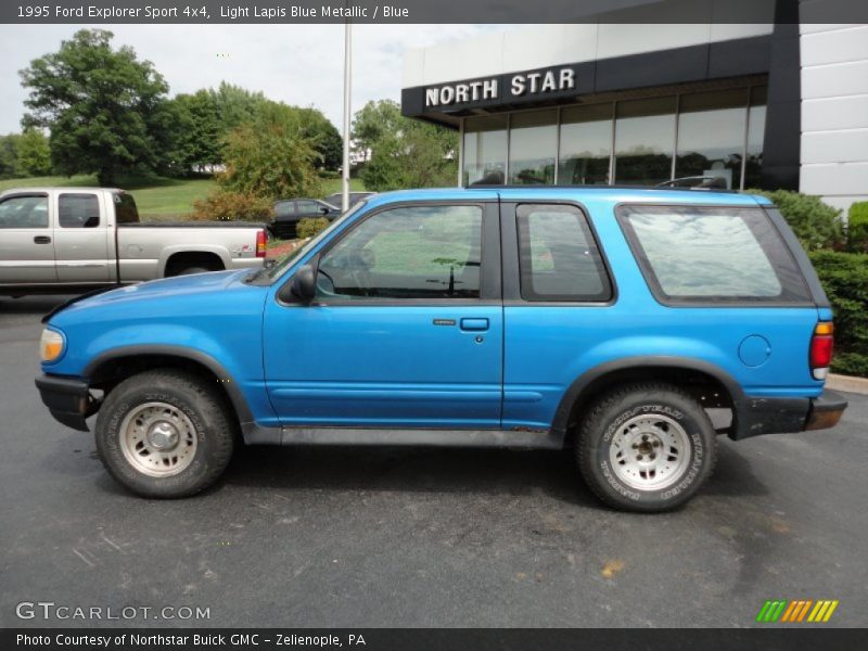 Light Lapis Blue Metallic / Blue 1995 Ford Explorer Sport 4x4