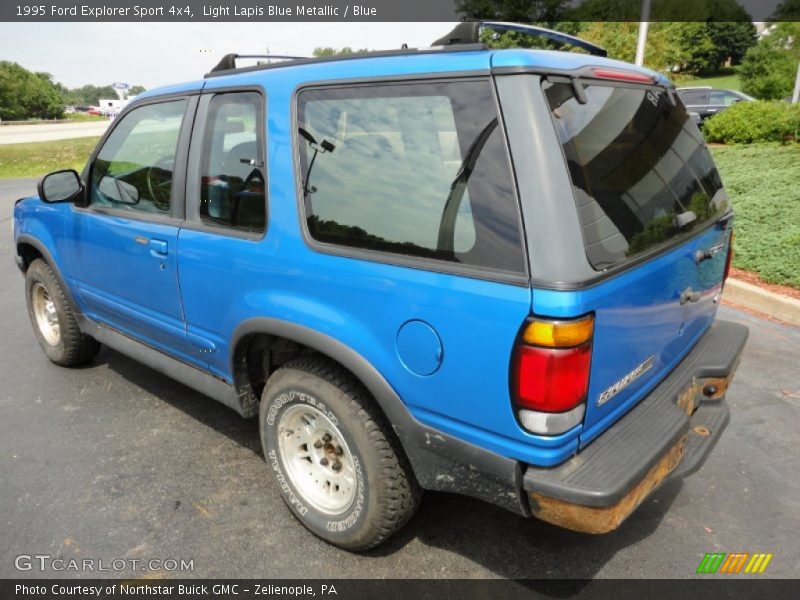 Light Lapis Blue Metallic / Blue 1995 Ford Explorer Sport 4x4