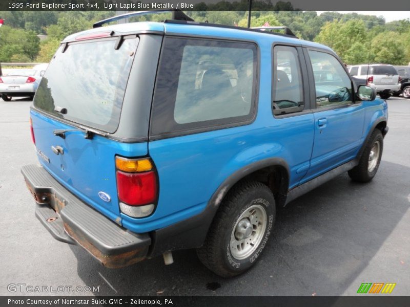 Light Lapis Blue Metallic / Blue 1995 Ford Explorer Sport 4x4