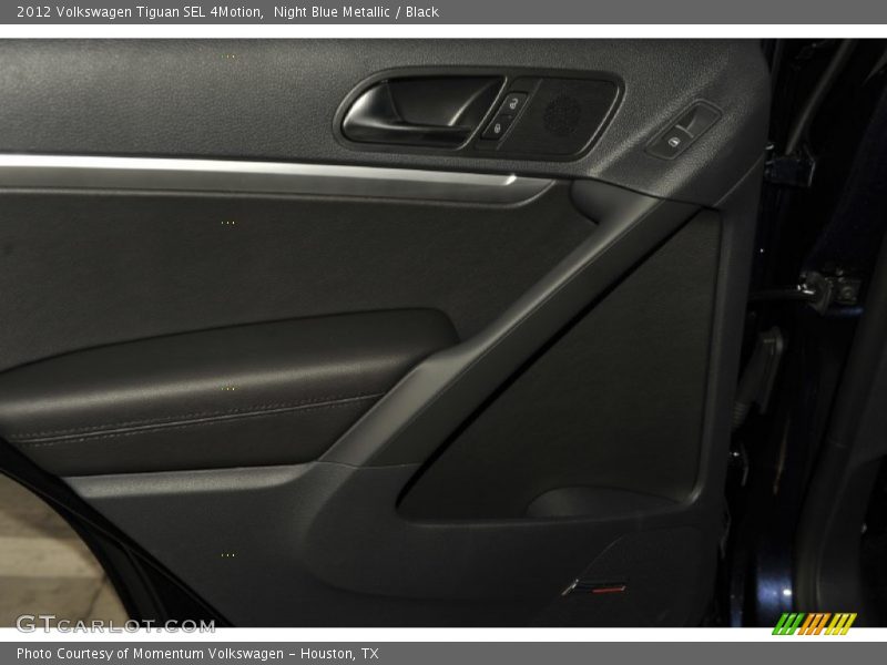 Night Blue Metallic / Black 2012 Volkswagen Tiguan SEL 4Motion