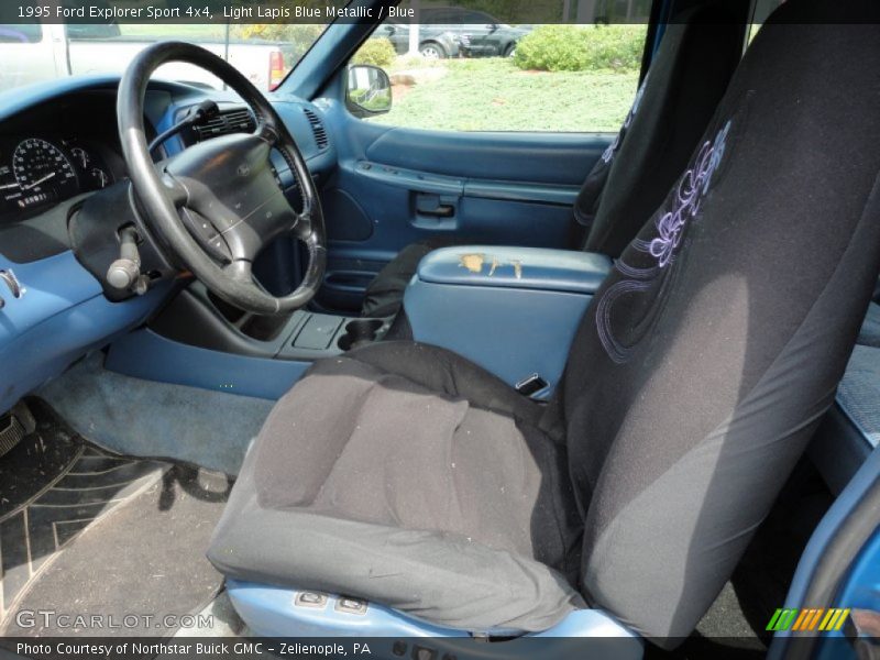 Light Lapis Blue Metallic / Blue 1995 Ford Explorer Sport 4x4