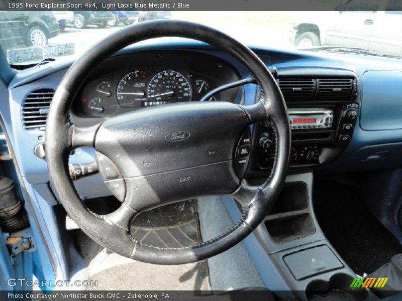 Light Lapis Blue Metallic / Blue 1995 Ford Explorer Sport 4x4