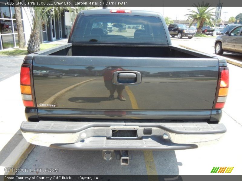 Carbon Metallic / Dark Pewter 2005 GMC Sierra 1500 SLE Crew Cab
