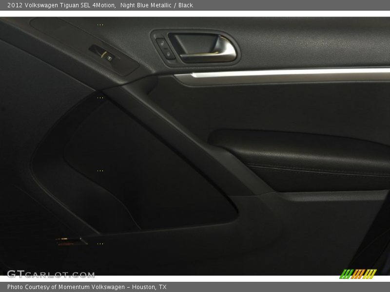 Night Blue Metallic / Black 2012 Volkswagen Tiguan SEL 4Motion