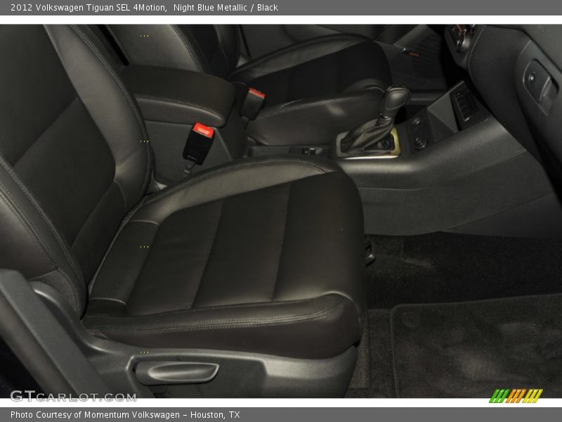 Night Blue Metallic / Black 2012 Volkswagen Tiguan SEL 4Motion