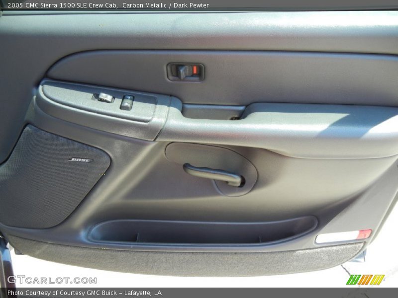 Carbon Metallic / Dark Pewter 2005 GMC Sierra 1500 SLE Crew Cab