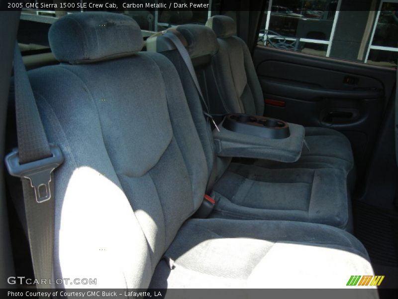 Carbon Metallic / Dark Pewter 2005 GMC Sierra 1500 SLE Crew Cab