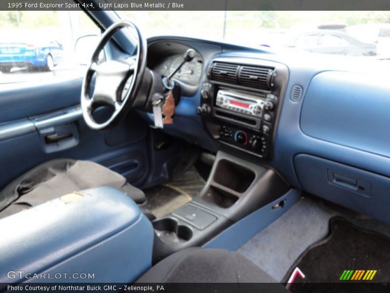 Light Lapis Blue Metallic / Blue 1995 Ford Explorer Sport 4x4