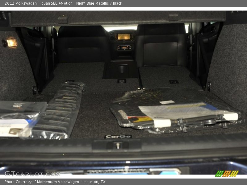 Night Blue Metallic / Black 2012 Volkswagen Tiguan SEL 4Motion