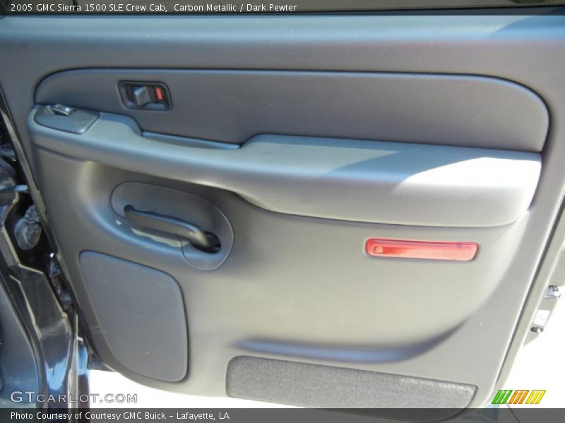 Carbon Metallic / Dark Pewter 2005 GMC Sierra 1500 SLE Crew Cab