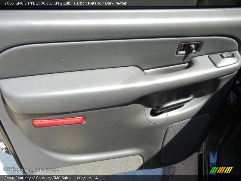 Carbon Metallic / Dark Pewter 2005 GMC Sierra 1500 SLE Crew Cab