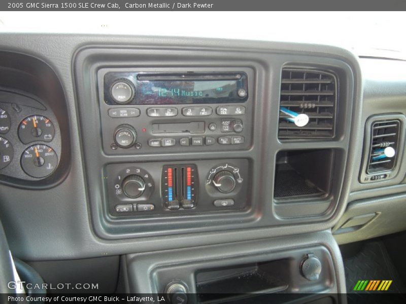 Carbon Metallic / Dark Pewter 2005 GMC Sierra 1500 SLE Crew Cab
