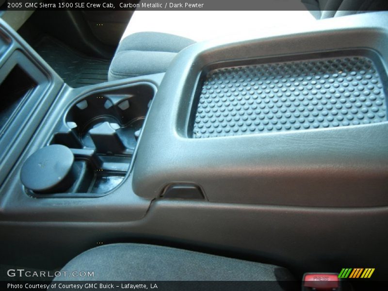 Carbon Metallic / Dark Pewter 2005 GMC Sierra 1500 SLE Crew Cab