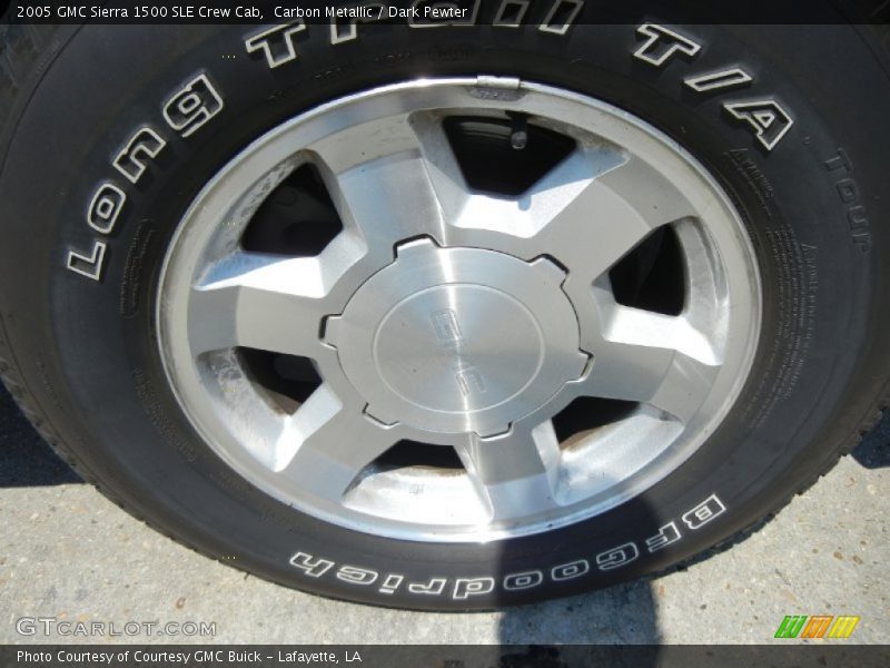 Carbon Metallic / Dark Pewter 2005 GMC Sierra 1500 SLE Crew Cab