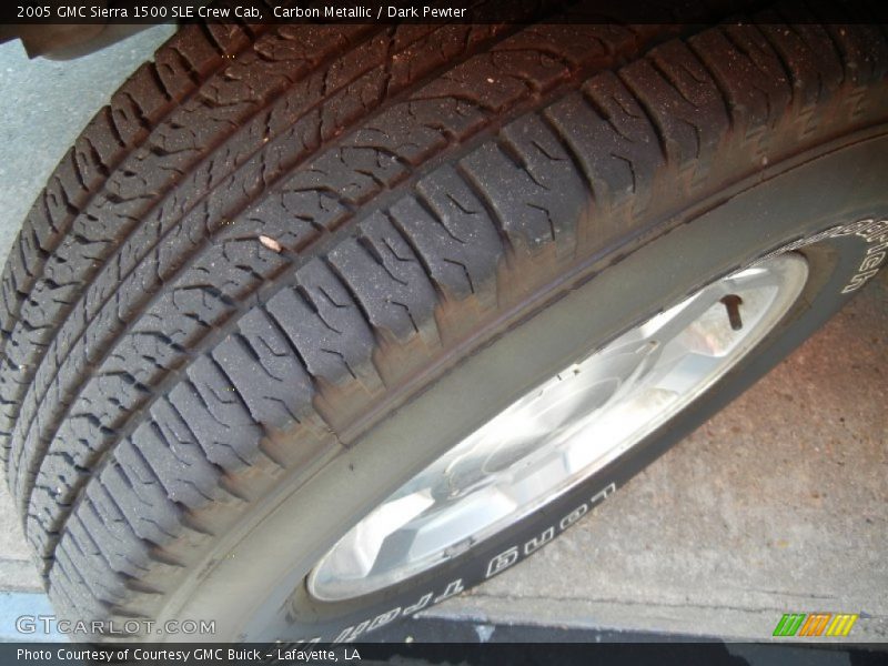 Carbon Metallic / Dark Pewter 2005 GMC Sierra 1500 SLE Crew Cab
