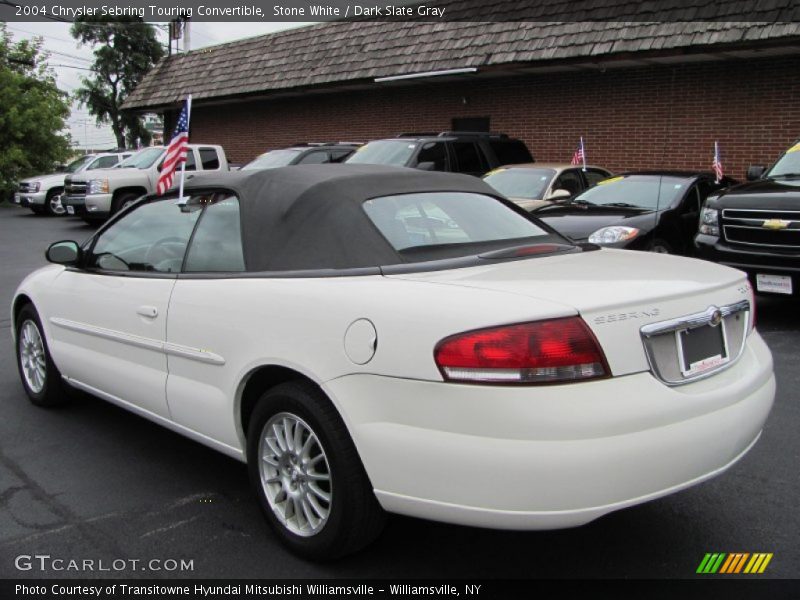Stone White / Dark Slate Gray 2004 Chrysler Sebring Touring Convertible