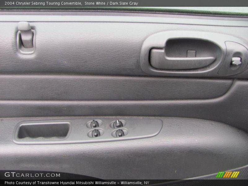 Stone White / Dark Slate Gray 2004 Chrysler Sebring Touring Convertible