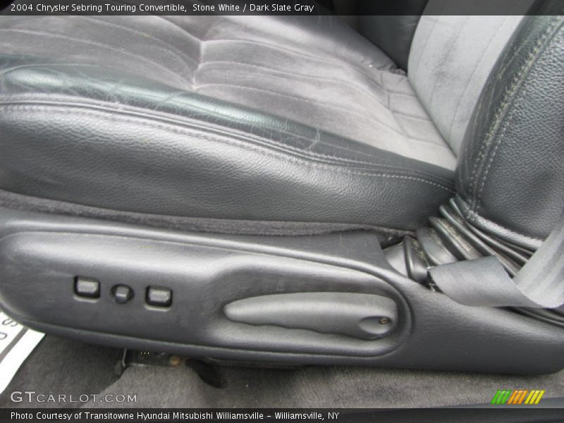 Stone White / Dark Slate Gray 2004 Chrysler Sebring Touring Convertible