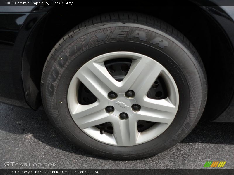 Black / Gray 2008 Chevrolet Impala LS