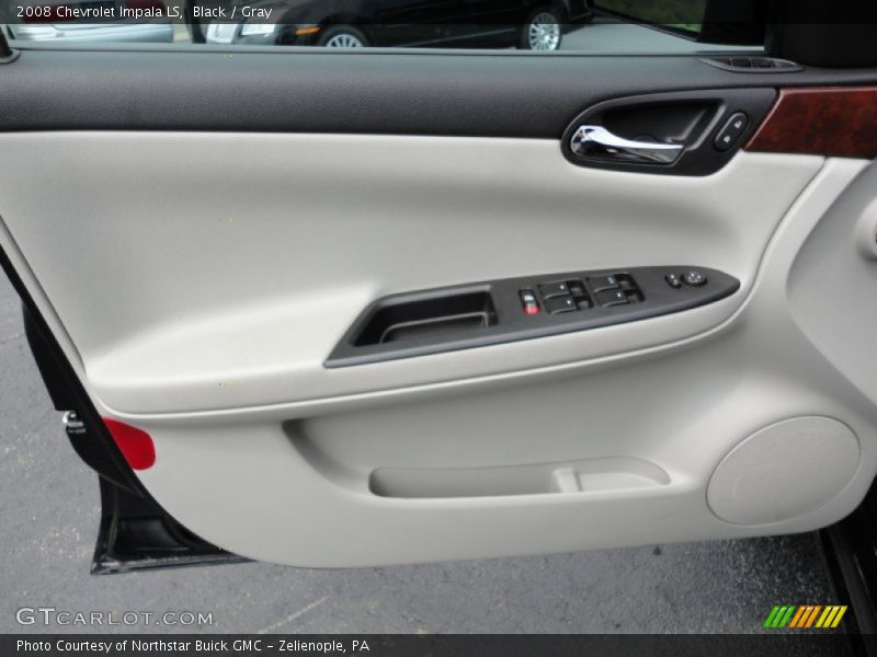 Black / Gray 2008 Chevrolet Impala LS