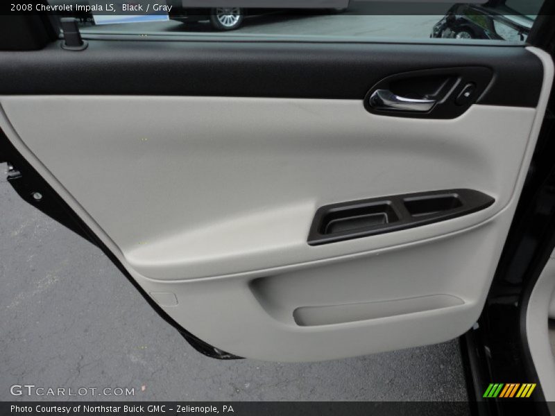 Black / Gray 2008 Chevrolet Impala LS