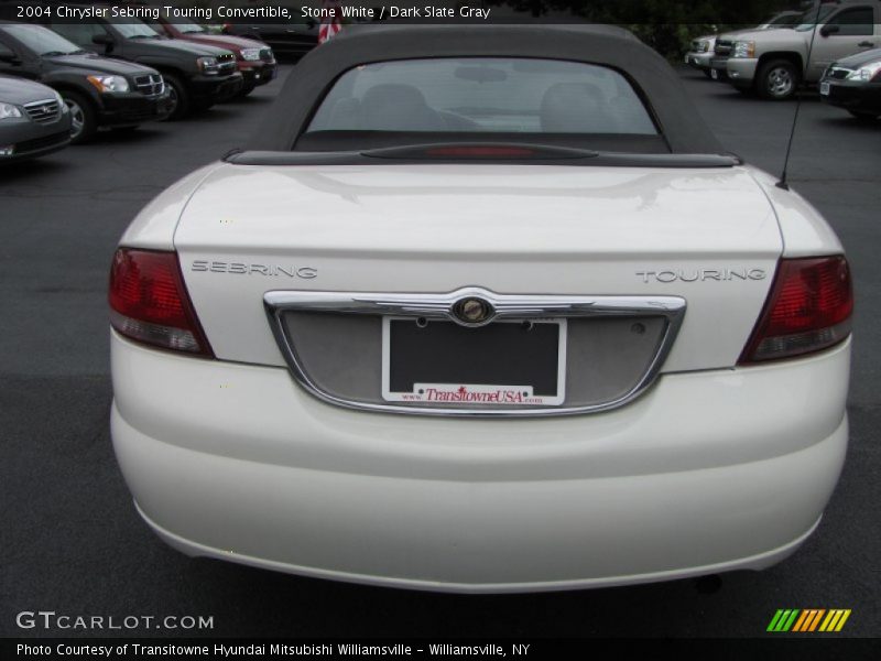 Stone White / Dark Slate Gray 2004 Chrysler Sebring Touring Convertible