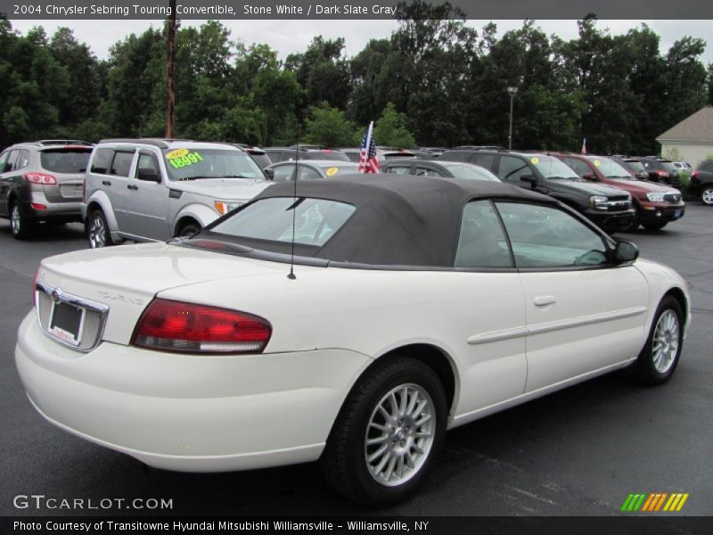 Stone White / Dark Slate Gray 2004 Chrysler Sebring Touring Convertible