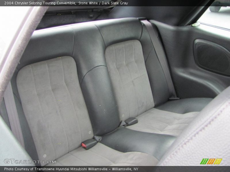 Stone White / Dark Slate Gray 2004 Chrysler Sebring Touring Convertible