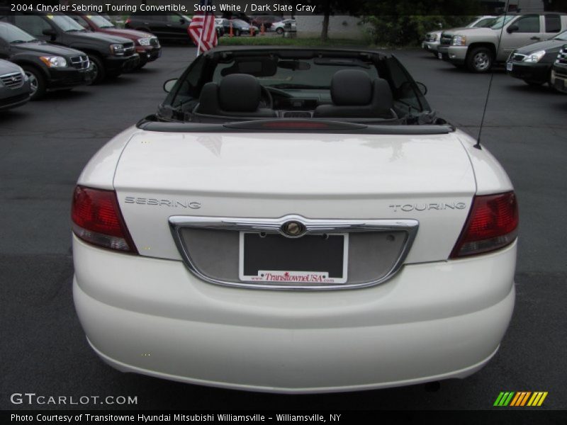 Stone White / Dark Slate Gray 2004 Chrysler Sebring Touring Convertible