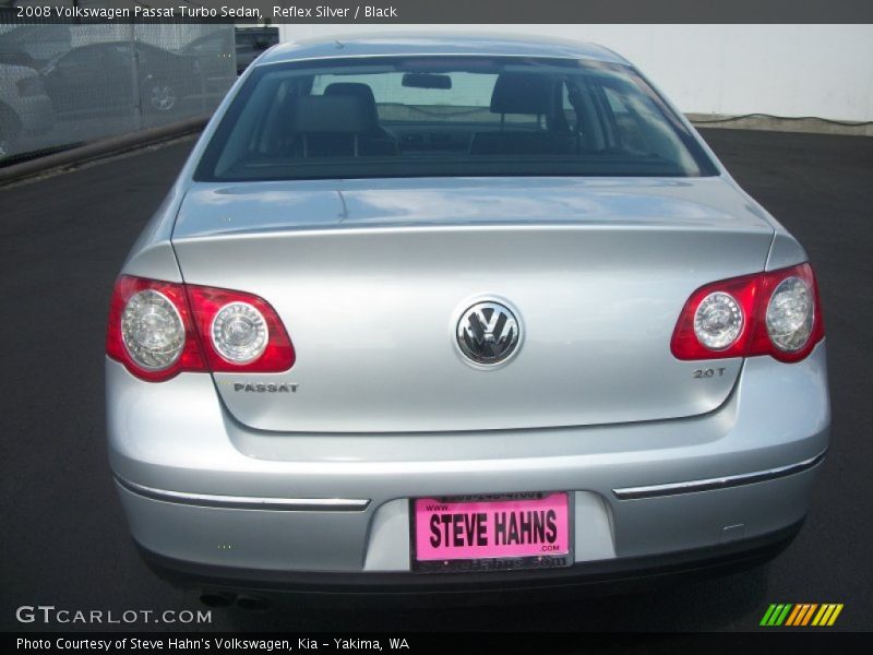 Reflex Silver / Black 2008 Volkswagen Passat Turbo Sedan