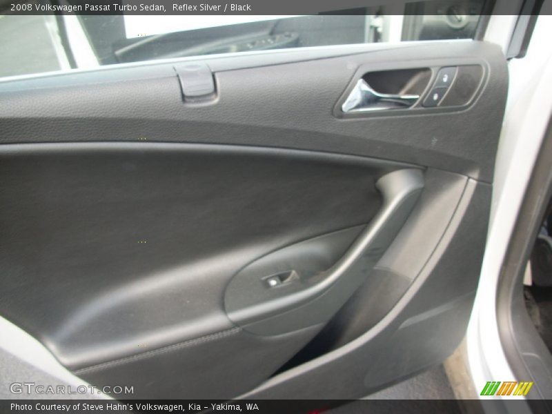 Reflex Silver / Black 2008 Volkswagen Passat Turbo Sedan