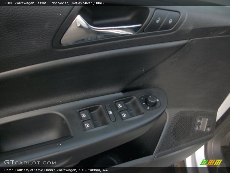 Reflex Silver / Black 2008 Volkswagen Passat Turbo Sedan