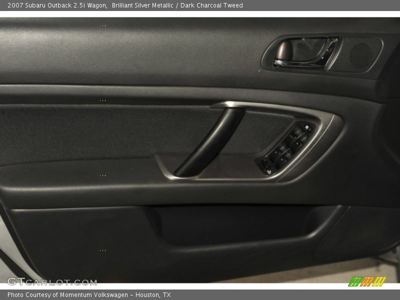 Brilliant Silver Metallic / Dark Charcoal Tweed 2007 Subaru Outback 2.5i Wagon