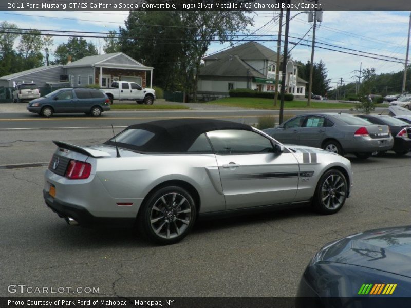 Ingot Silver Metallic / CS Charcoal Black/Carbon 2011 Ford Mustang GT/CS California Special Convertible