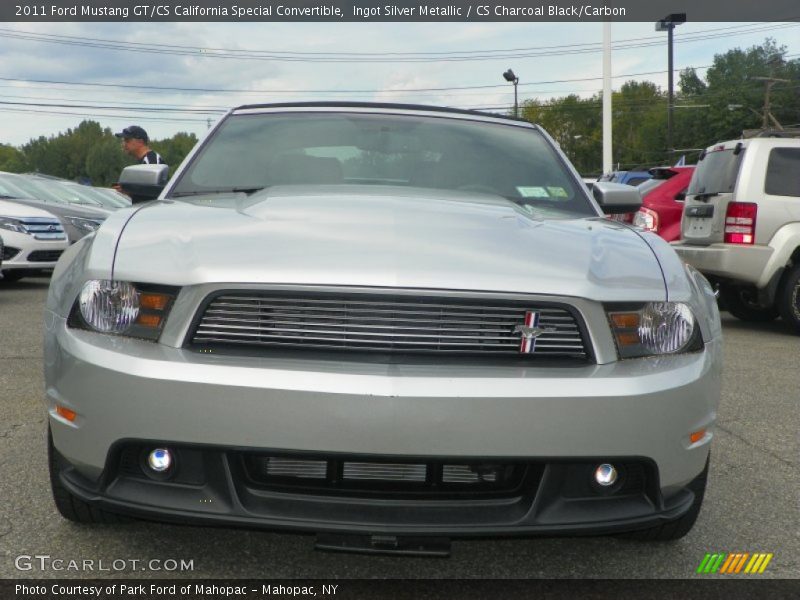 Ingot Silver Metallic / CS Charcoal Black/Carbon 2011 Ford Mustang GT/CS California Special Convertible