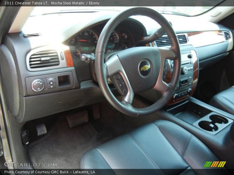 Mocha Steel Metallic / Ebony 2011 Chevrolet Tahoe LT