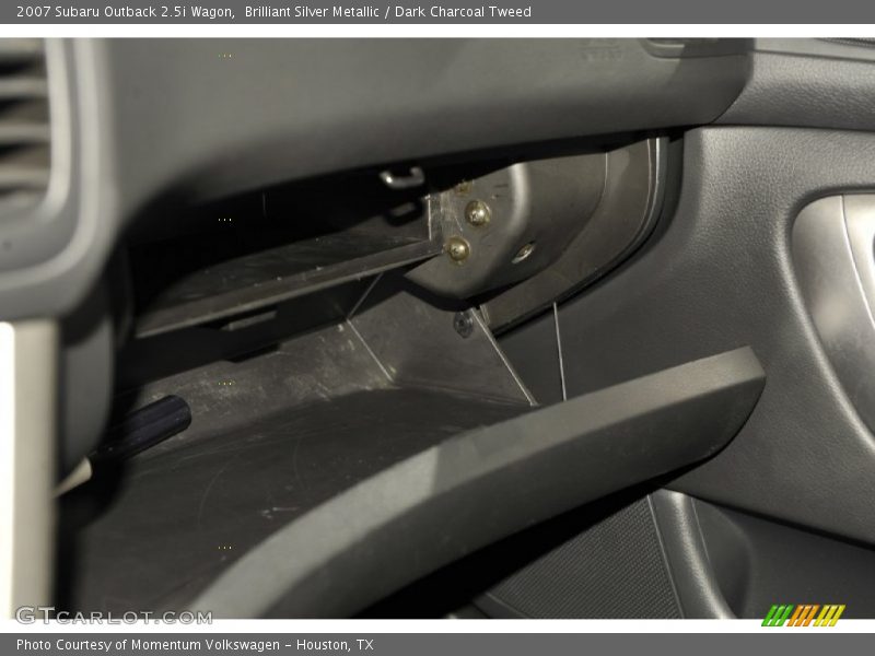 Brilliant Silver Metallic / Dark Charcoal Tweed 2007 Subaru Outback 2.5i Wagon