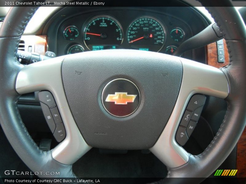 Mocha Steel Metallic / Ebony 2011 Chevrolet Tahoe LT