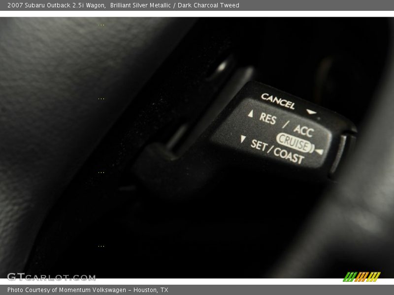 Brilliant Silver Metallic / Dark Charcoal Tweed 2007 Subaru Outback 2.5i Wagon