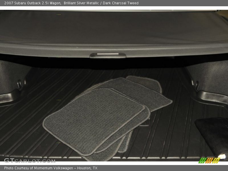 Brilliant Silver Metallic / Dark Charcoal Tweed 2007 Subaru Outback 2.5i Wagon
