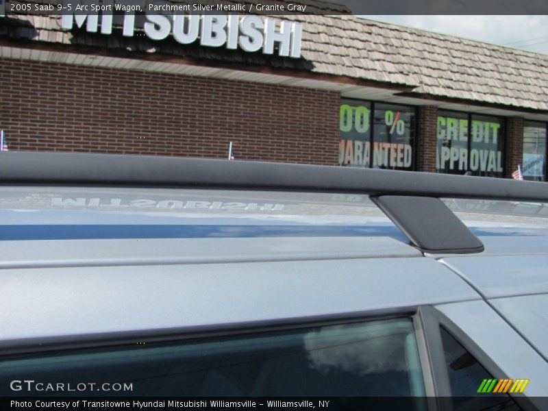 Parchment Silver Metallic / Granite Gray 2005 Saab 9-5 Arc Sport Wagon