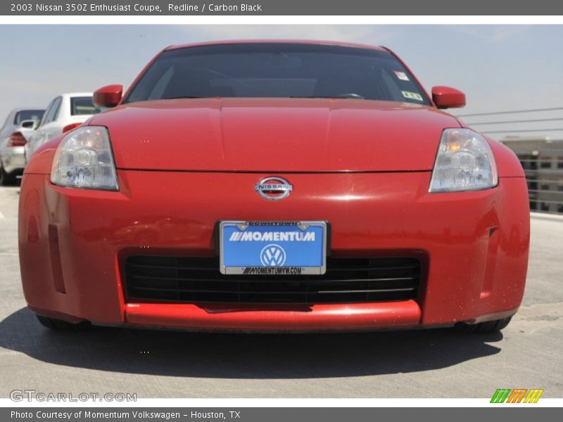 Redline / Carbon Black 2003 Nissan 350Z Enthusiast Coupe