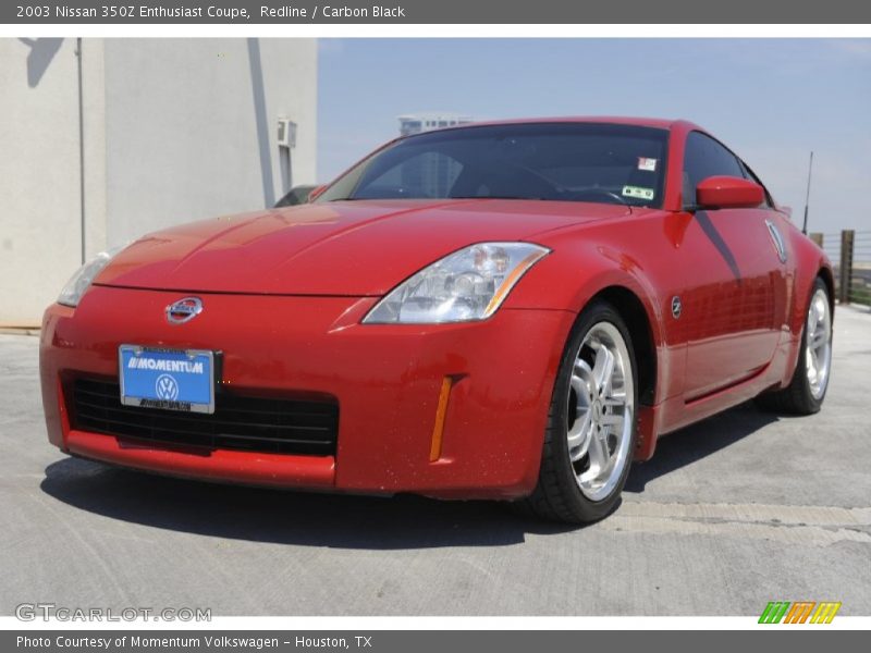 Redline / Carbon Black 2003 Nissan 350Z Enthusiast Coupe