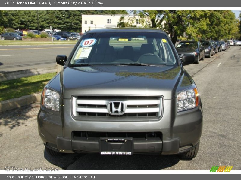 Nimbus Gray Metallic / Gray 2007 Honda Pilot LX 4WD