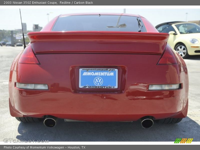 Redline / Carbon Black 2003 Nissan 350Z Enthusiast Coupe