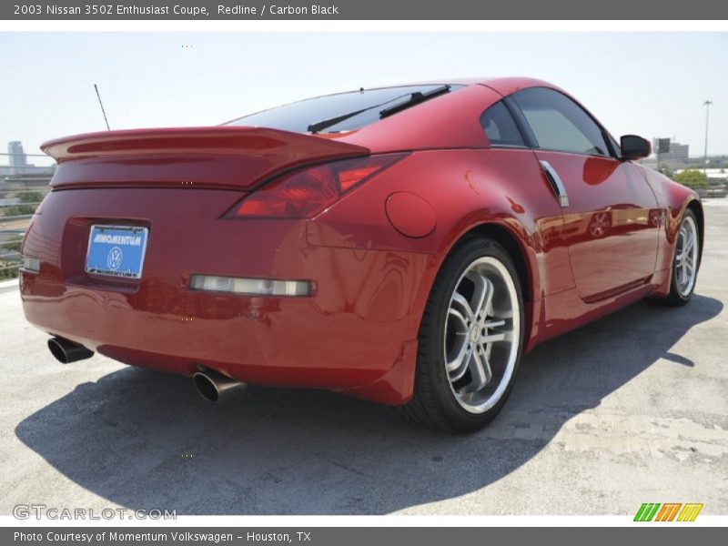 Redline / Carbon Black 2003 Nissan 350Z Enthusiast Coupe