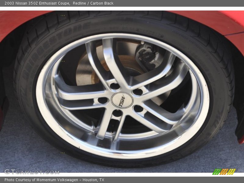 Custom Wheels of 2003 350Z Enthusiast Coupe