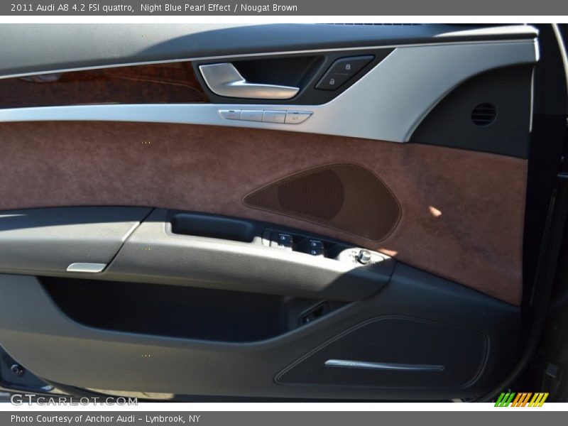 Night Blue Pearl Effect / Nougat Brown 2011 Audi A8 4.2 FSI quattro