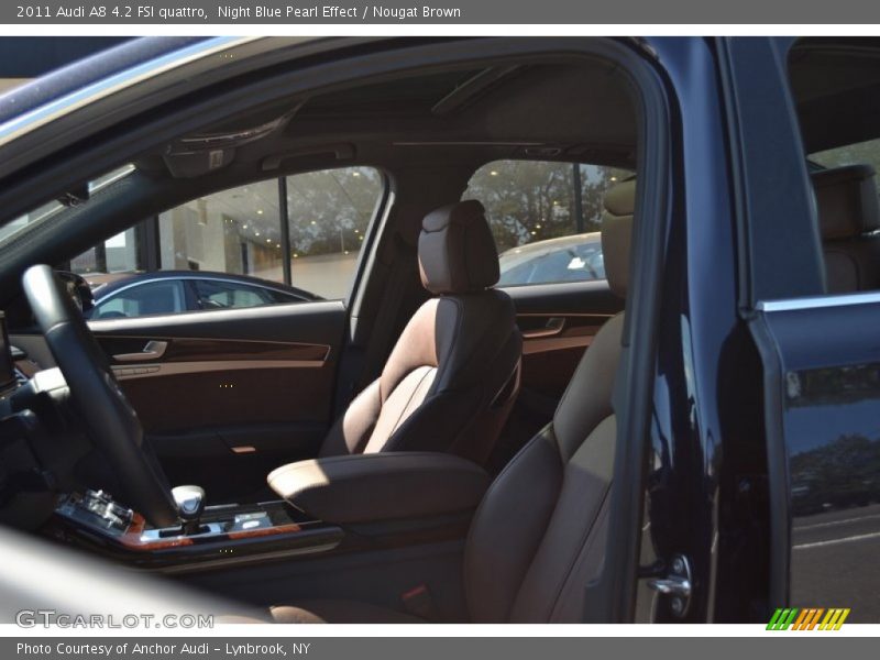 Night Blue Pearl Effect / Nougat Brown 2011 Audi A8 4.2 FSI quattro